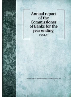 Annual report of the Commissioner of