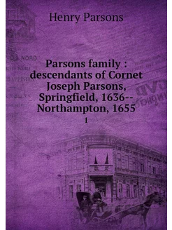 Parsons family descendants of Corne