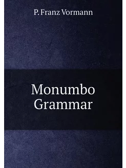 Monumbo Grammar