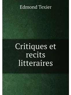 Critiques et recits litteraires