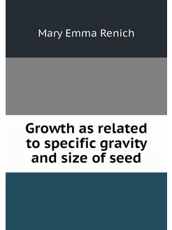 Growth as related to specific gravity