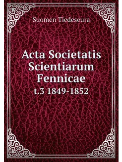 Acta Societatis Scientiarum Fennicae