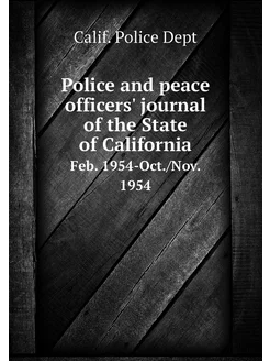 Police and peace officers' journal of