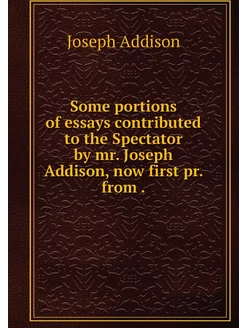 Some portions of essays contributed t