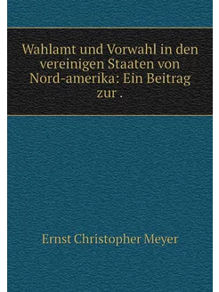 Wahlamt und Vorwahl in den vereinigen