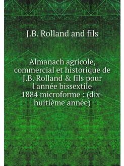 Almanach agricole, commercial et hist