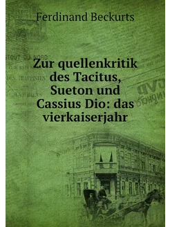 Zur quellenkritik des Tacitus, Sueton