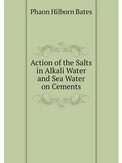 Action of the Salts in Alkali Water a