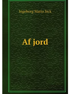 Af jord