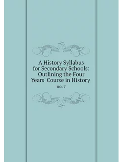 A History Syllabus for Secondary Scho