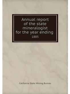 Annual report of the state mineralogi