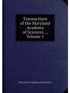 Transactions of the Maryland Academy