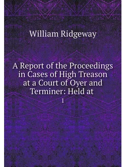 A Report of the Proceedings in Cases