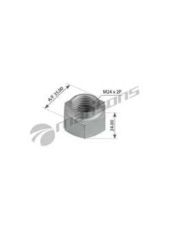 Гайка m24*2*23,5 болта рессоры самоконтр