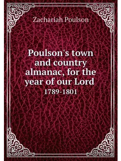 Poulson's town and country almanac, f