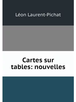 Cartes sur tables nouvelles