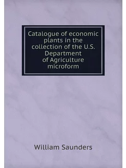 Catalogue of economic plants in the c