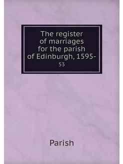 The register of marriages for the par