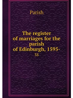 The register of marriages for the par