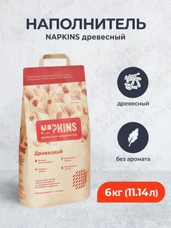 древесный наполнитель для кошачьего туалета - 11,14 л (6 кг)