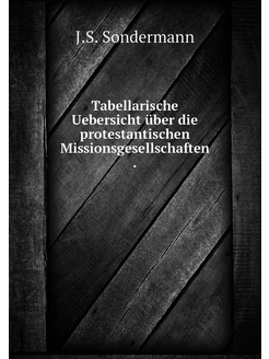 Tabellarische Uebersicht über die pro