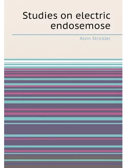 Studies on electric endosemose