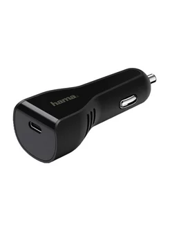 Автомобильное зарядное устройство, USB Type-C, 3A, черный