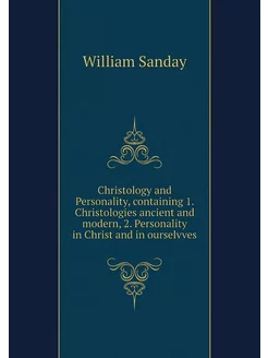 Christology and Personality, containi