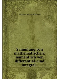 Sammlung von mathematischen namentli