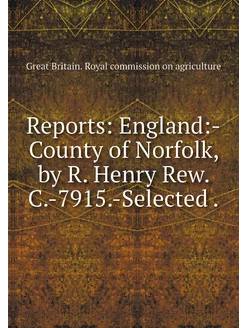 Reports England -County of Norfolk