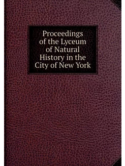 Proceedings of the Lyceum of Natural