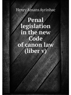 Penal legislation in the new Code of