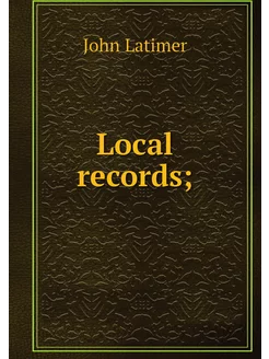 Local records