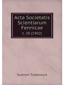 Acta Societatis Scientiarum Fennicae