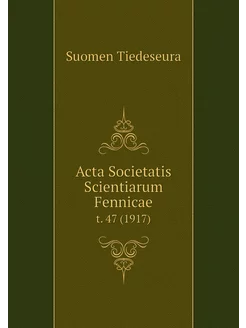 Acta Societatis Scientiarum Fennicae