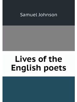 Lives of the English poets