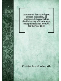 Lectures on the Apocalypse, critical