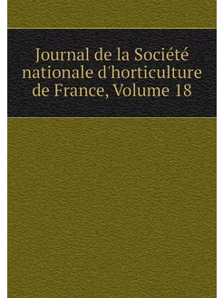 Journal de la Société nationale d'hor