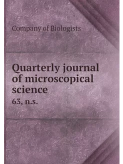 Quarterly journal of microscopical sc