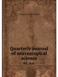 Quarterly journal of microscopical sc