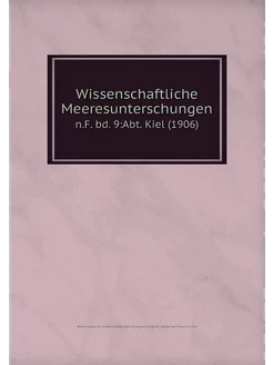 Wissenschaftliche Meeresunterschungen