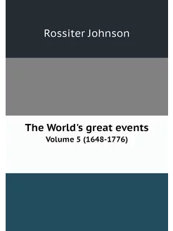 The World's great events. An indexed