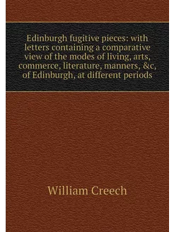 Edinburgh fugitive pieces with lette