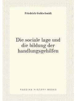 Die sociale lage und die bildung der handlungsgehilfen