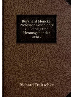 Burkhard Mencke, Professor Geschichte