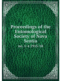 Proceedings of the Entomological Soci