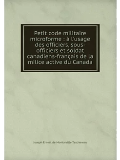 Petit code militaire microforme à l