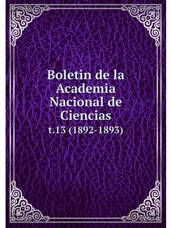 Boletin de la Academia Nacional de Ci