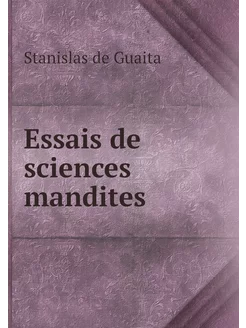 Essais de sciences mandites