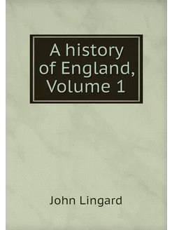 A history of England, Volume 1